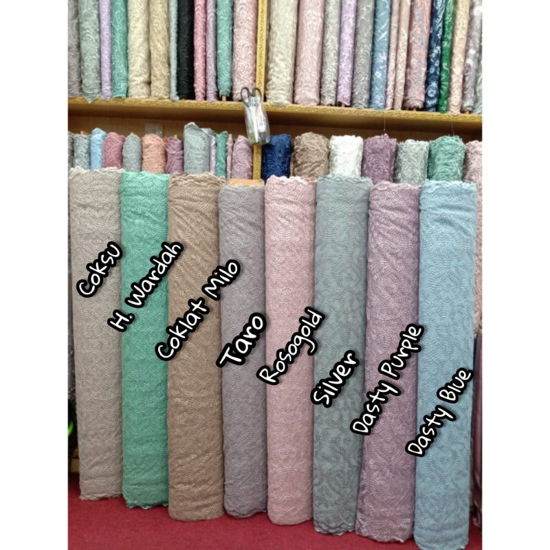 KAIN TILE TULLE ELISAB/ TILE ELISAB TEBAL