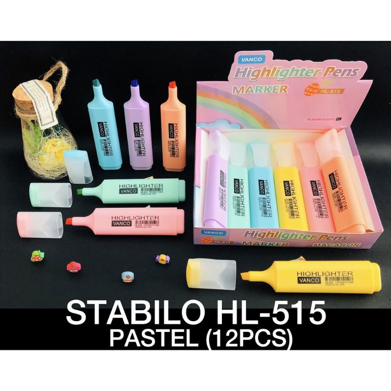 

Highlighter Pastel Vanco/ Highlighter Scrapbook/Highlighter kertas