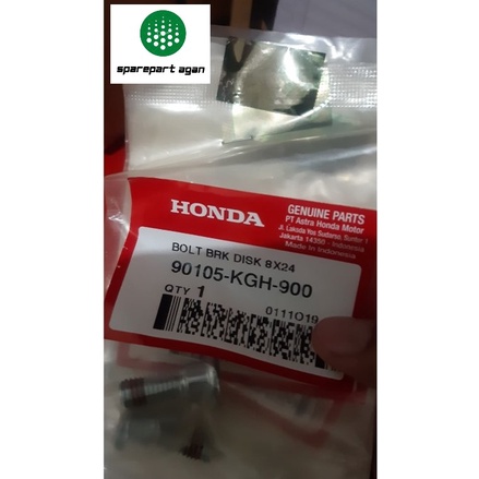 Baut Disk Brake Piringan Cakram Original Honda 90105-KGH-900