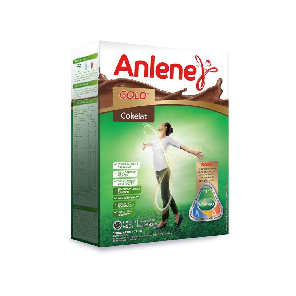 

ANLENE GOLD 650G COKLAT