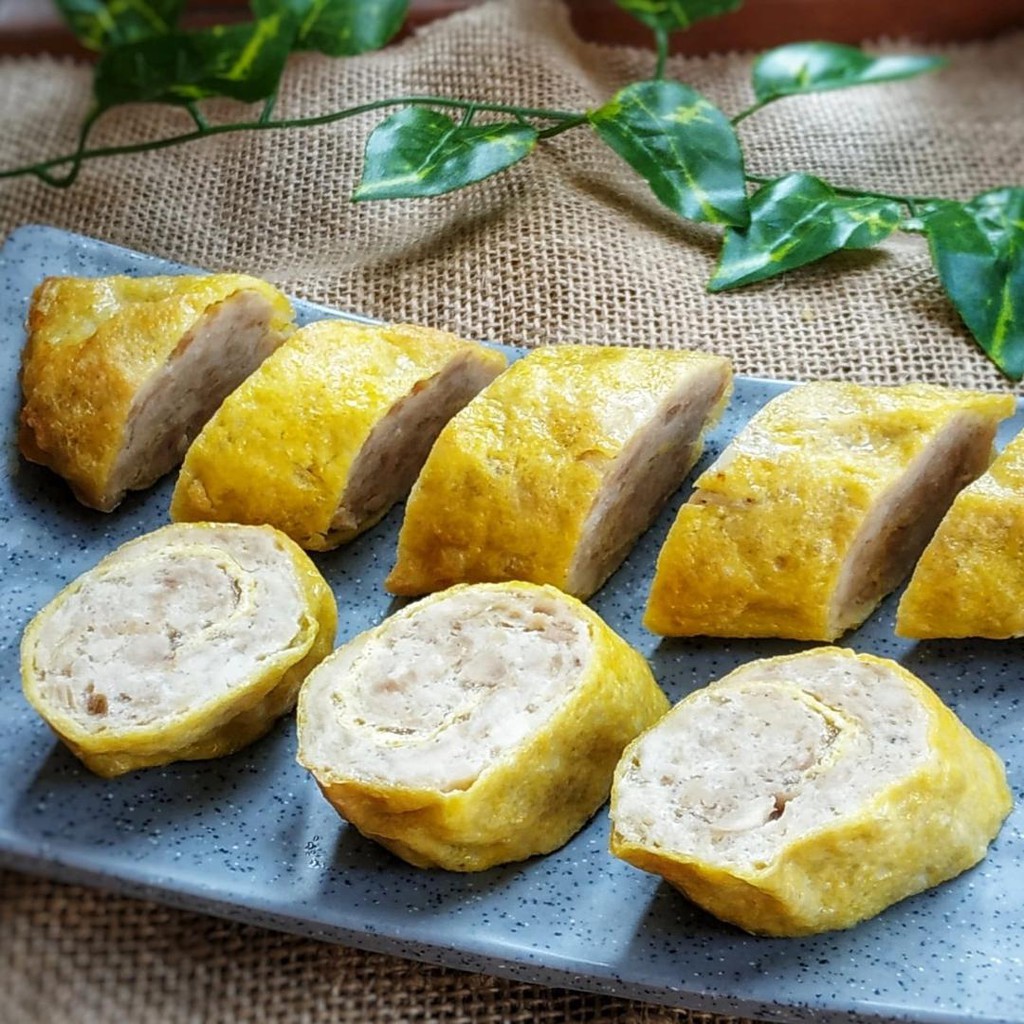 

Egg chicken roll keto bebas gula / bebas tepung 100% daging ayam asli