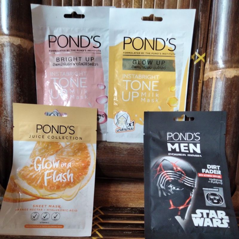 ponds masker tone up milk mask & ponds men mask 25gr