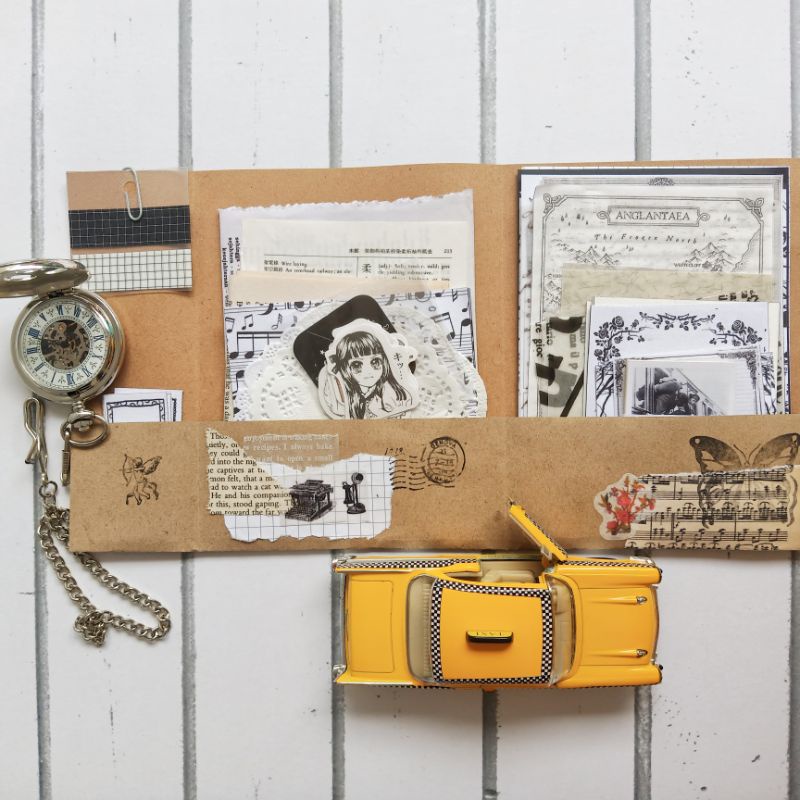 

Journal Kit Monochrome Aesthetic 80 pcs