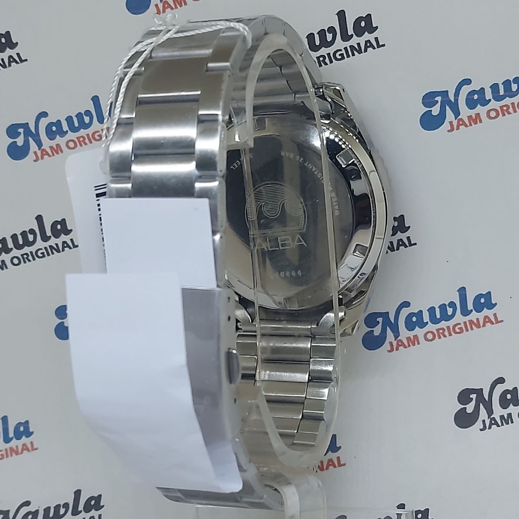 Alba Automatic AL4291X1 Pepsi Bezel - Jam Tangan Pria AL4291