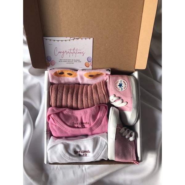 Baby Hampers Set  - Baby Hampers Premium Kado New Born Kado Bayi Paket Hampers Bayi GORGIEBABY-Luxe Hampers Pink