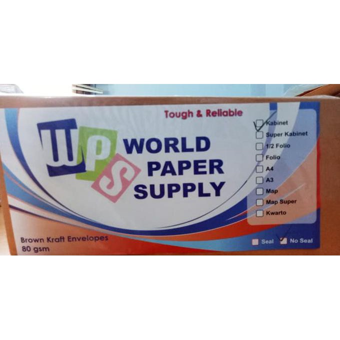 

HOT PROMO!!! Amplop Coklat Ukuran Cabinet WPS ( 11 x 24 cm ) STOK TERBATAS