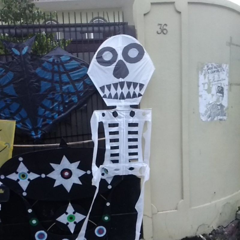 Layangan Tengkorak / Layangan Hias / Layangan Unik