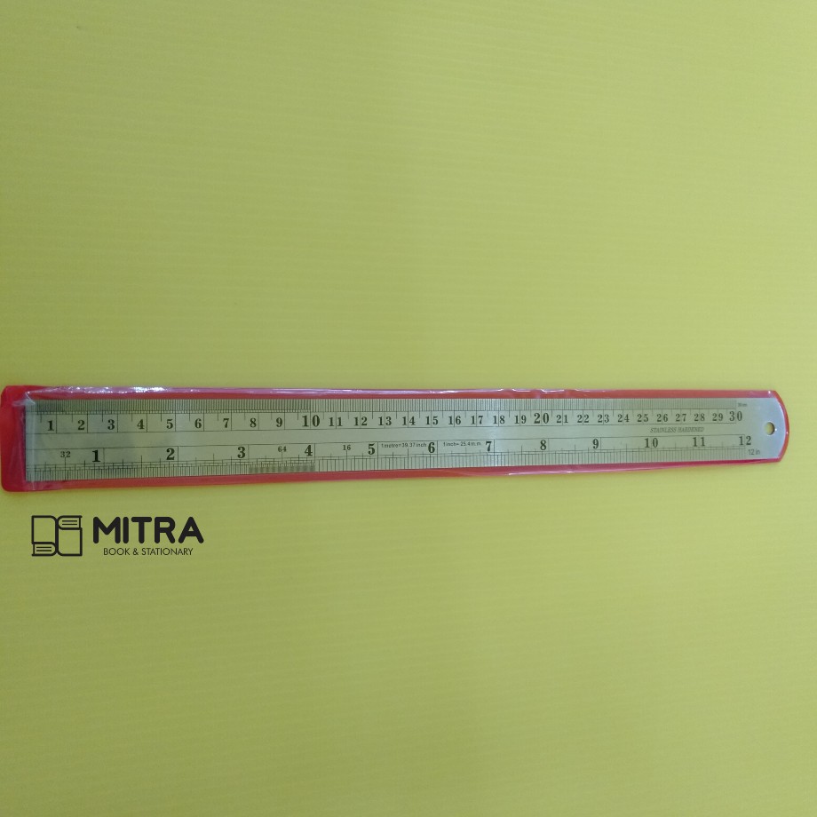 

Penggaris 30 cm Besi Trifelo Tebal