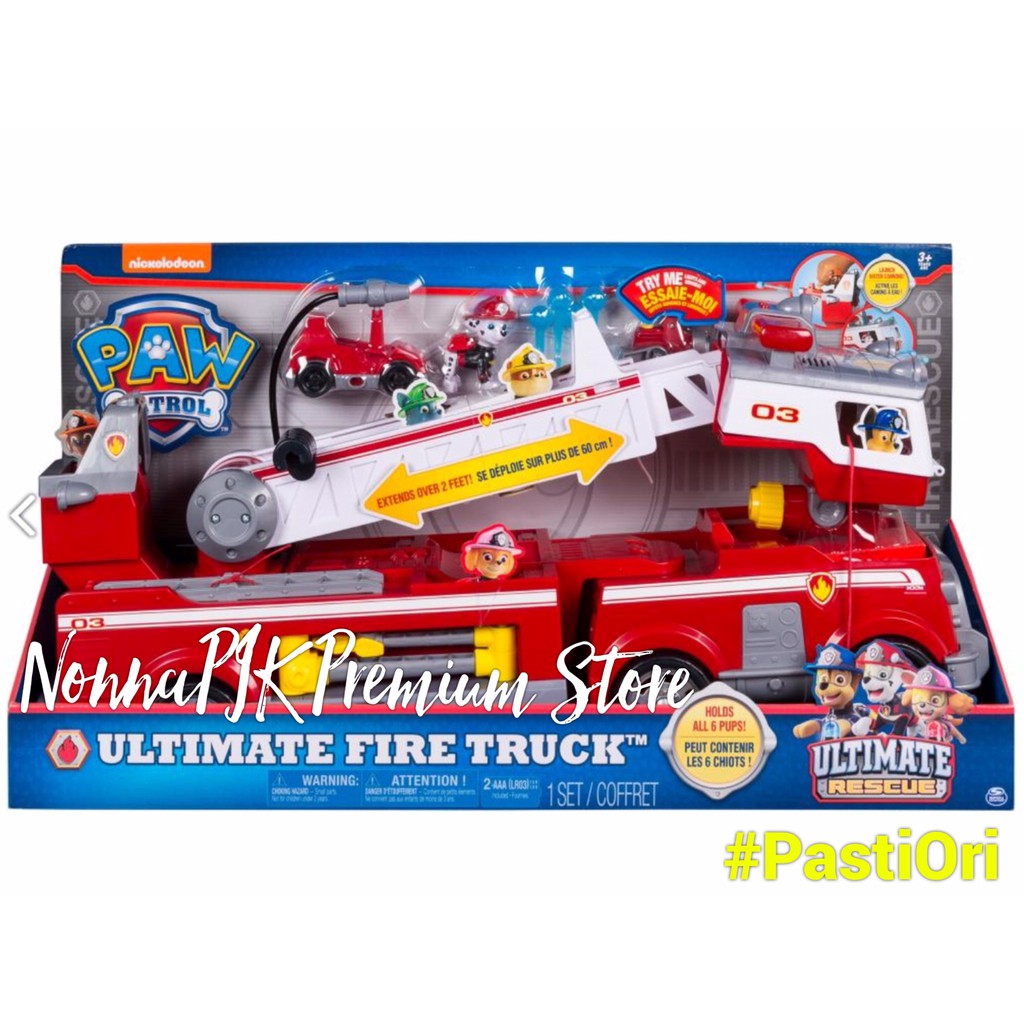 remote control paw patrol fire truck