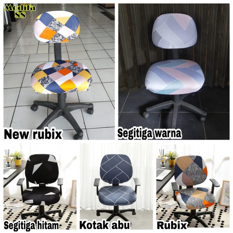 Cover kursi kantor elastis-Sarung kursi putar OFFICE CHAIR import