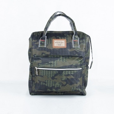 tas punggung wanita import polo rise laptop motif anello art army 8203 hijau premium s7r5 termurah r