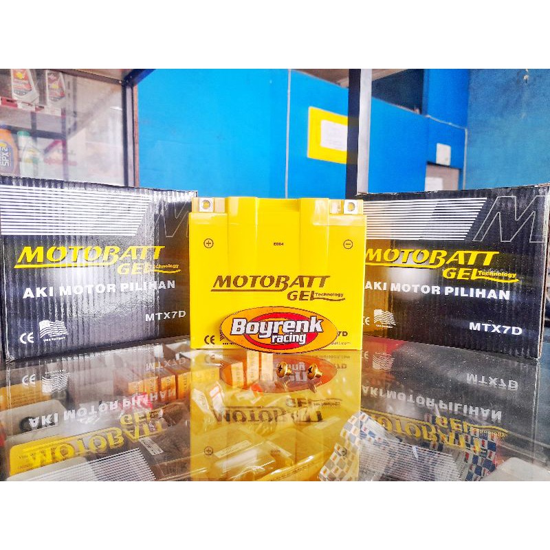 AKI MOTOR MOTOBAT MOTOBATT MTX7D HONDA TIGER 2000 AKI KERING - BOYRENK RACING CONCEPT