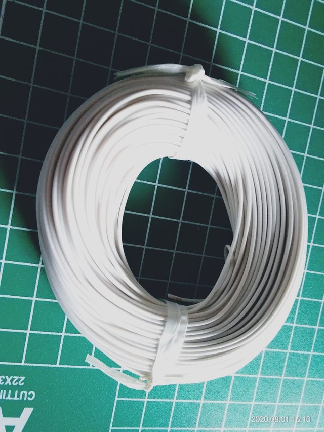 [DEV-9182] KABEL SERABUT KECIL 1X10 5METER PUTIH