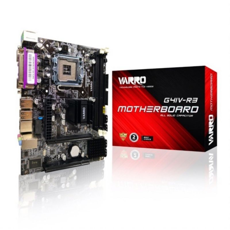 MOTHERBOARD LGA 775 G41 DDR3 BARU DDR3- Merek Varro