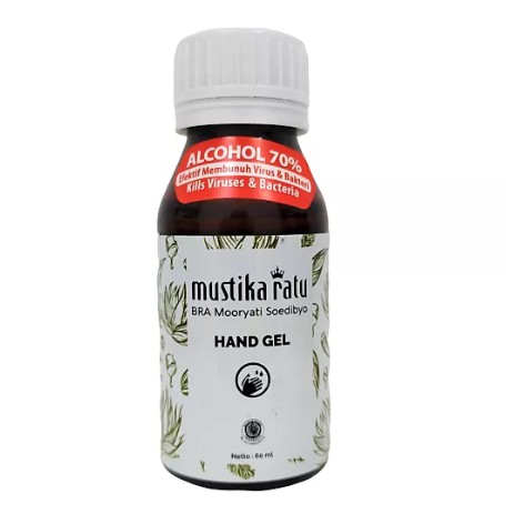 Mustika Ratu Hand Sanitizer Gel 60 ml / Mustika Ratu Gel 60ml Hand Sanitizer