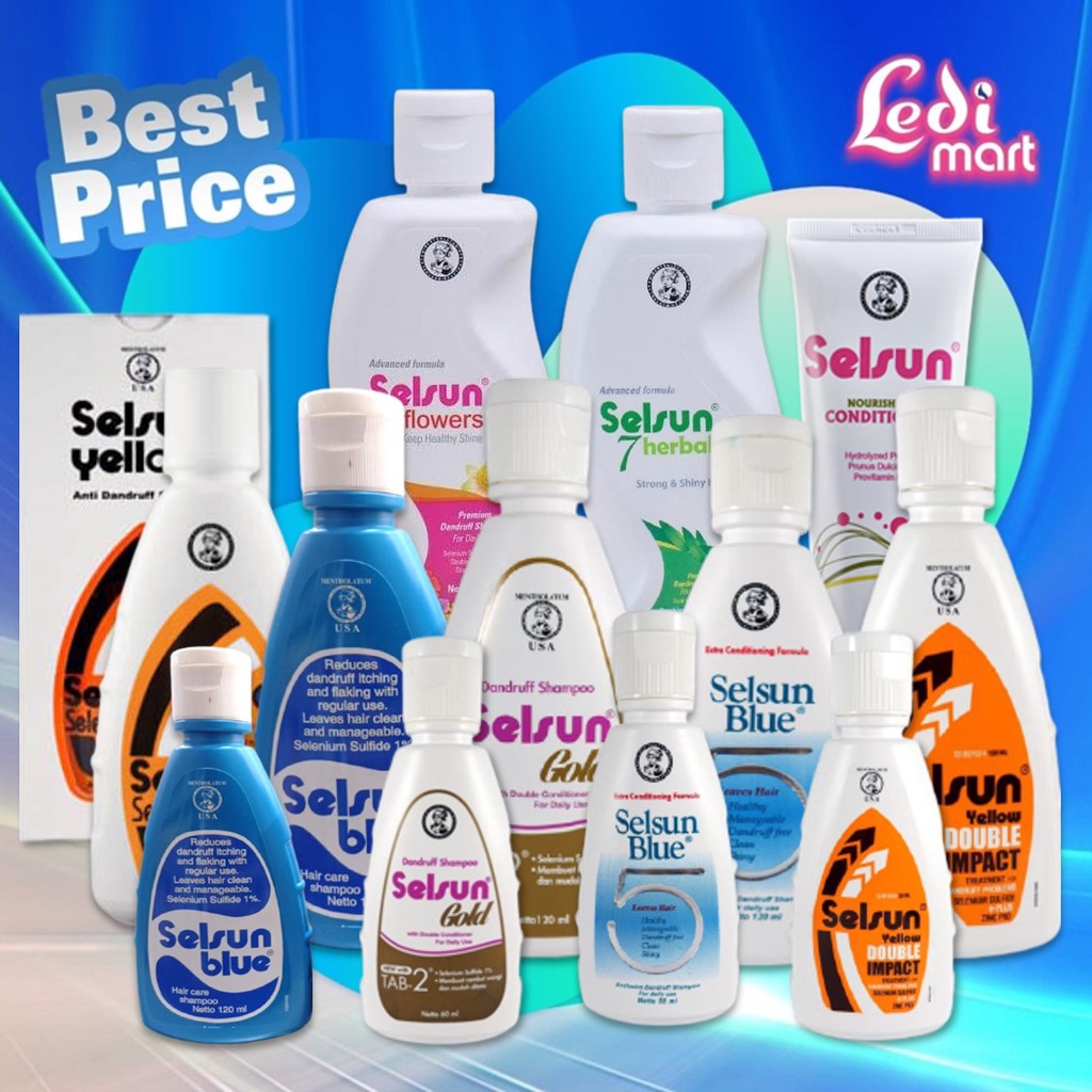 ORIGINAL Selsun Conditioner 100gr / Kondisioner / Perawatan Rambut / Anti Ketombe / Anti Dandruff / LEDI MART