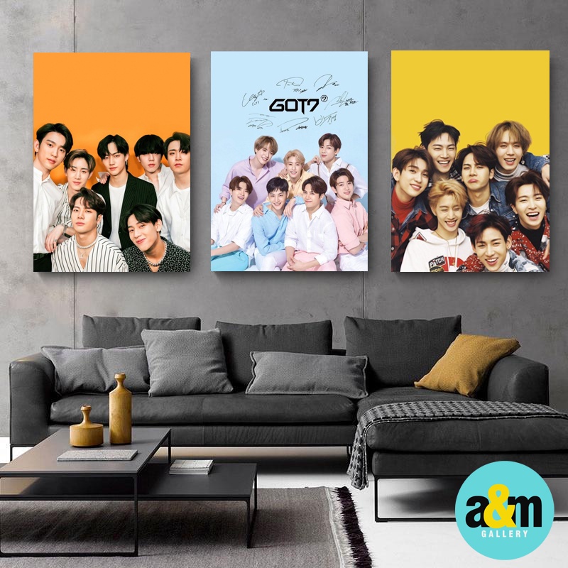 Poster Kayu GOT7 Hiasan Dinding Dekorasi Kamar I Poster Kayu K-POP Dekorasi Kamar - A&amp;M