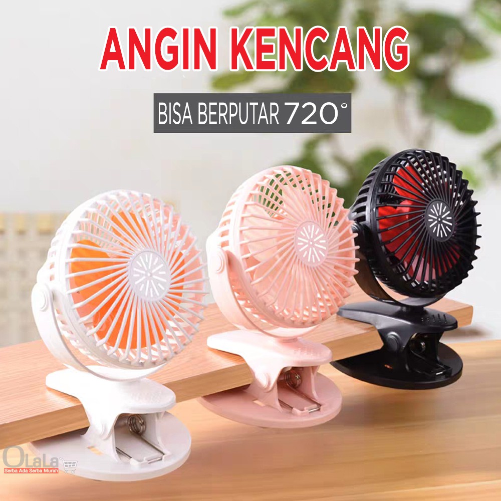 KIPAS ANGIN PORTABLE MINI FX-030 MINI FAN JEPIT CLIP PUTAR 720