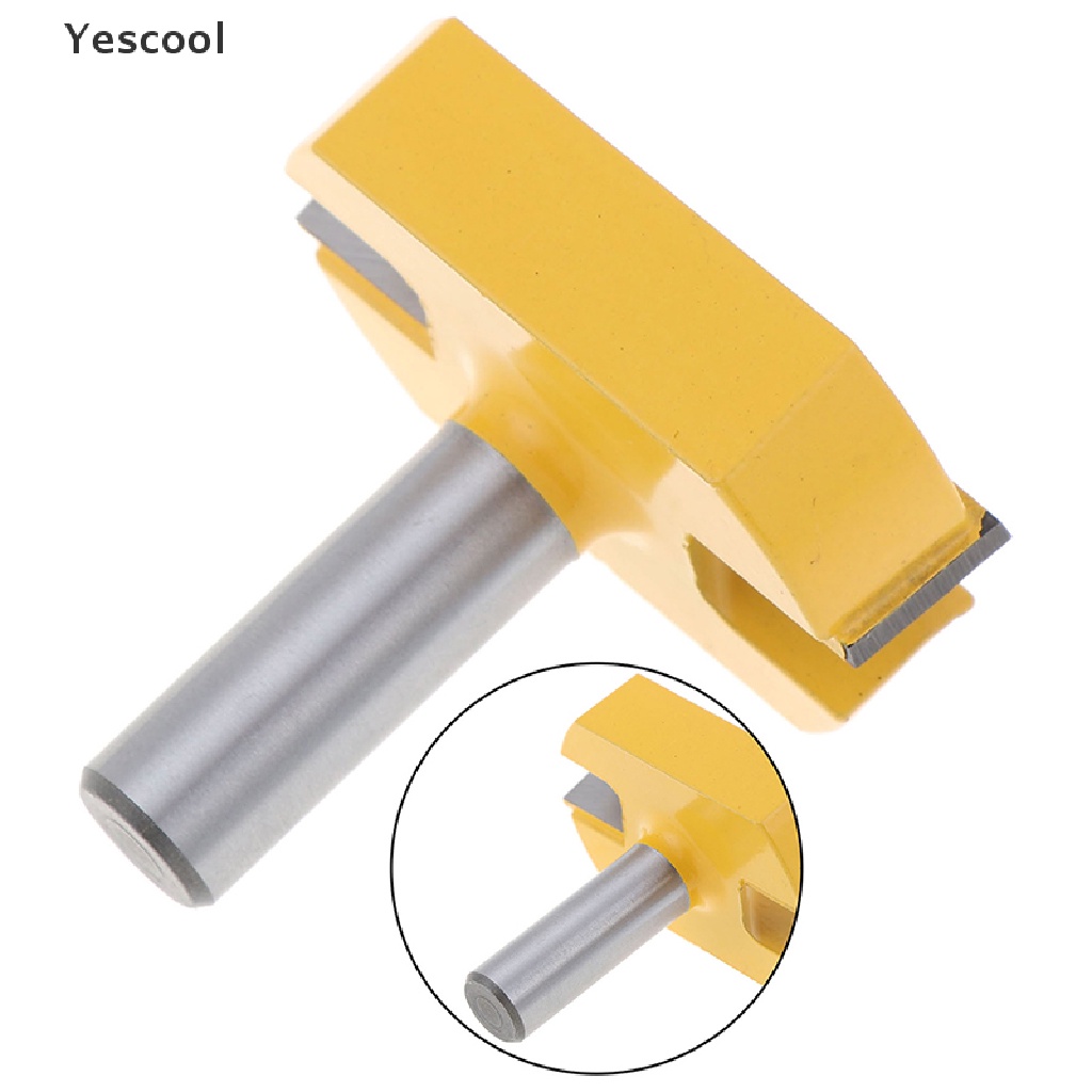 Yescool Mata Profil Shank 1 / 2 &quot;2-1 / 4&quot; Untuk Membersihkan Bagian Bawah Kayu