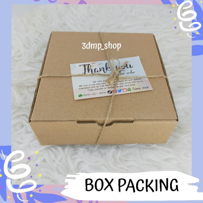 [MINIMAL ORDER 3pc] BOX TAMBAHAN PACKING KADO HAMPERS