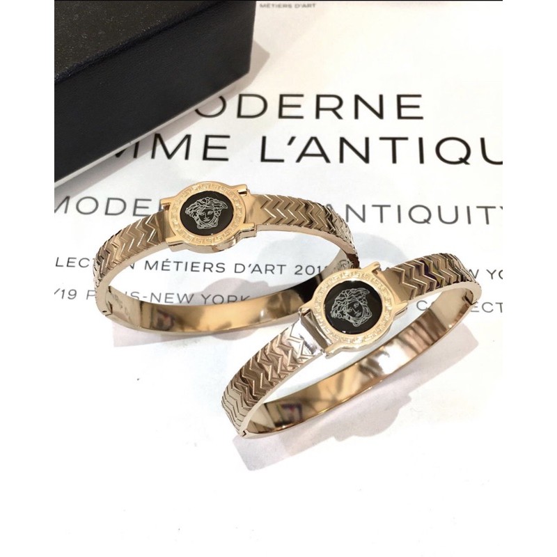 Gelang Titanium Premium Versace Sisik naga