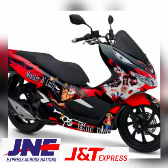 Decal Honda PCX One Piece merah Full Body