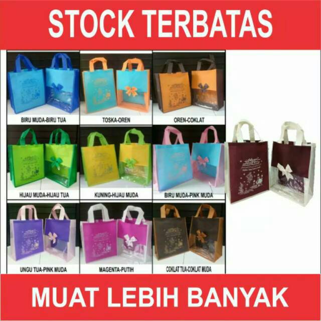 

READY!!! Tas souvenir parcel lebaran mika model berdiri
