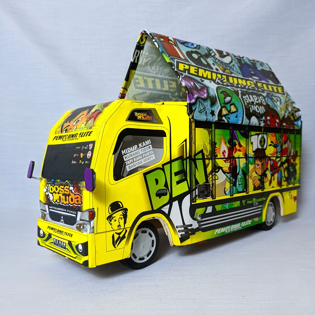 Miniatur Truk Oleng Garuda INDONESIA UKURAN 30