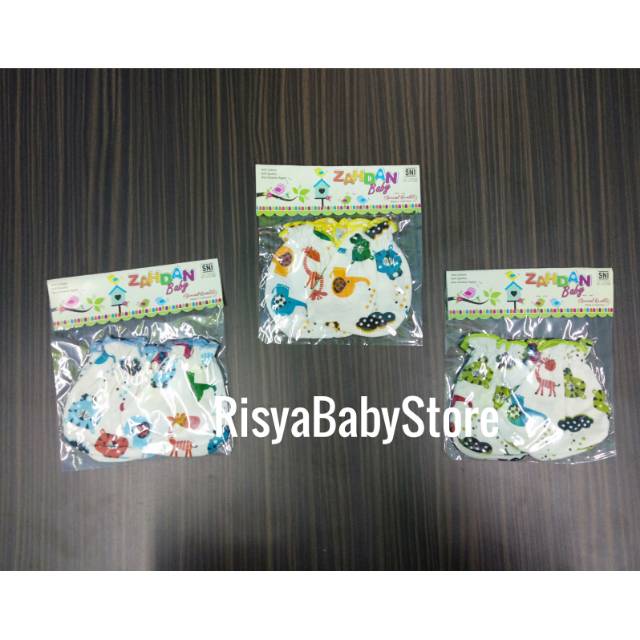 Sarung tangan kaki bayi motif