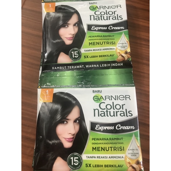 GARNIER CAT RAMBUT HITAM KEMASAN SACHET