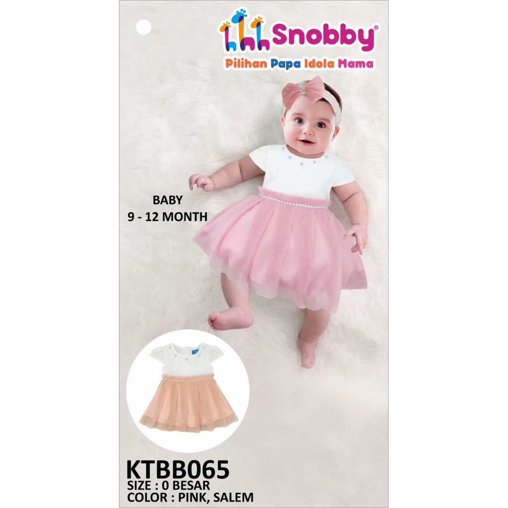 SNOBBY BABY DRESS KTBB065 – DRESS BAYI