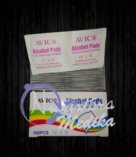 Alkohol Swab / Kapas Alkohol / Tissue Alkohol / Oneswabs - Avico - Liferesources 2 Ply Alcohol Pads