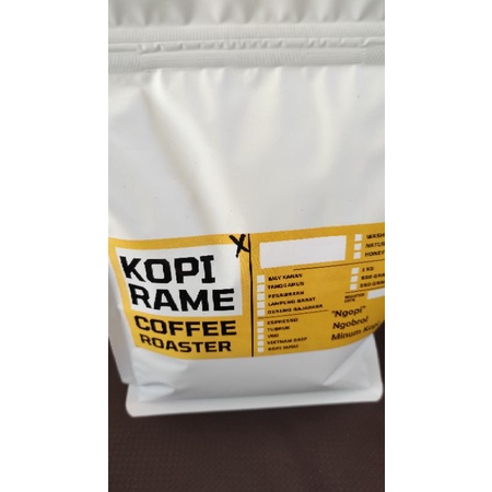 

Kopi Rame / Kopi Robusta Lampung 500 gram