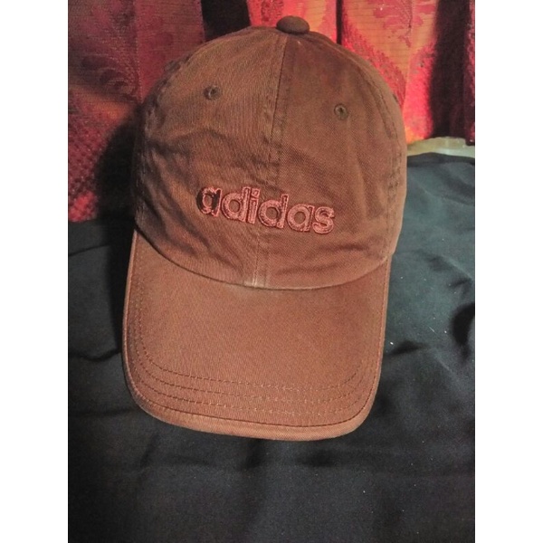 Topi Adidas warna coklat second