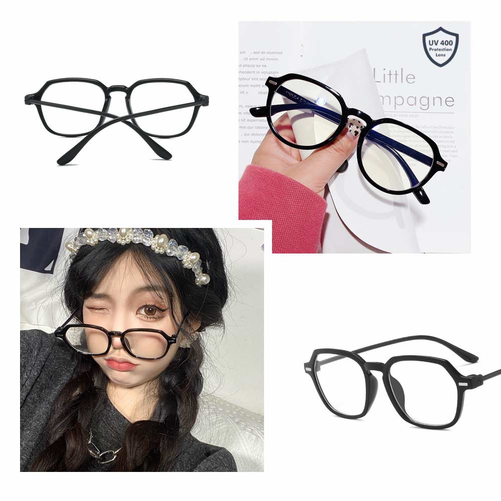 Kacamata Anti Radiasi Blue Ray Lens (Design Korea) Unisex - HM677 D ( Group Solo )