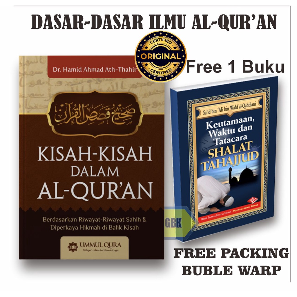 Kisah-Kisah Dalam Al Quran HC - Penerbit Ummul Qura(Free 1 Buku Keutamaan waktu dan shalat Tahajjud)