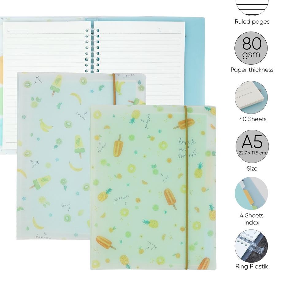 

ツ Binder Note Buku Tulis Joyko A5-FR-PF520 Flash Sale