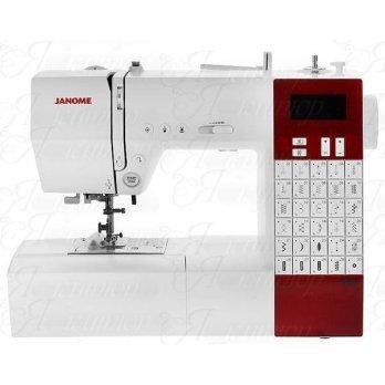 Janome 630Dc Mesin Jahit Komputer Portable - Merah Putih