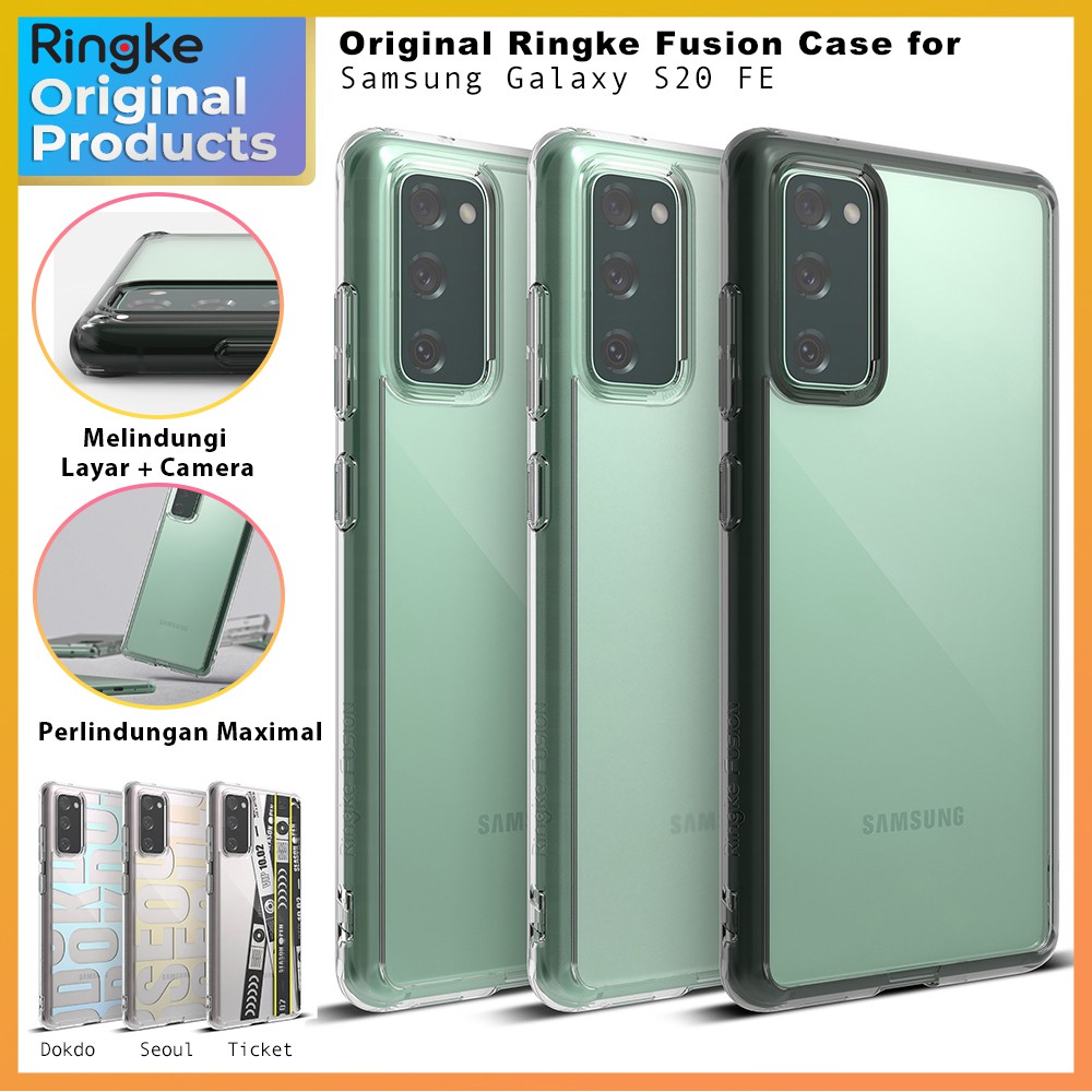 Case Samsung Galaxy S20 FE Ringke Fusion Casing