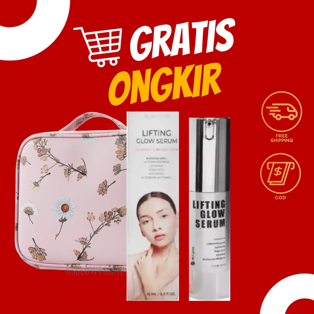 LIFTING SERUM MS GLOW BEAUTY / MSGLOW LIFTING SERUM / MS GLOW LIFTING SERUM AMPUH Mengencangkan Kuli