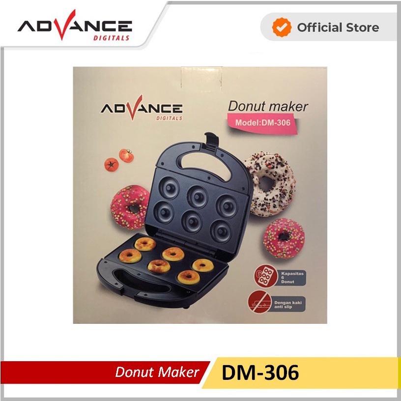 Alat Pembuat Cetakan Donat Advance Donut Maker DM-306 Praktis di guanakan