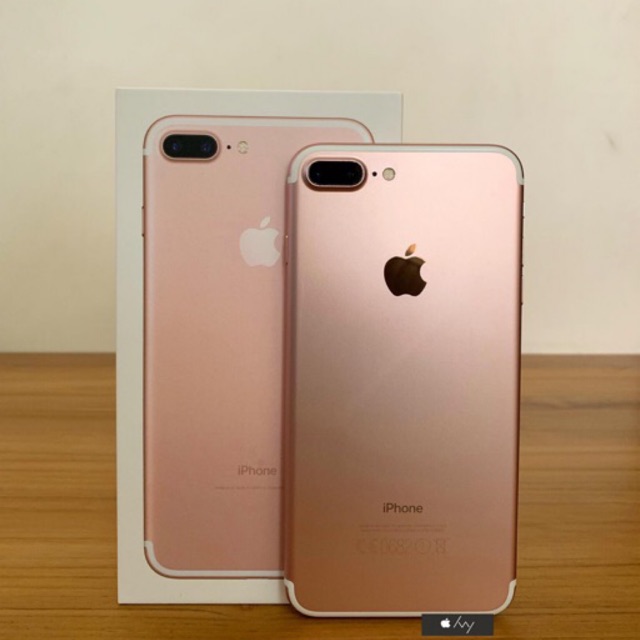 Iphone 7 Plus Rosegold 128gb Ex Apple Inter Fullset Original Mulus Shopee Indonesia