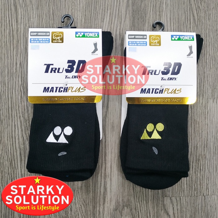 KAKIKAOS- KAOS KAKI PANJANG TEBAL 18CM YONEX 1855 POLOS ORIGINAL - KUNING -KAOS-KAKI.