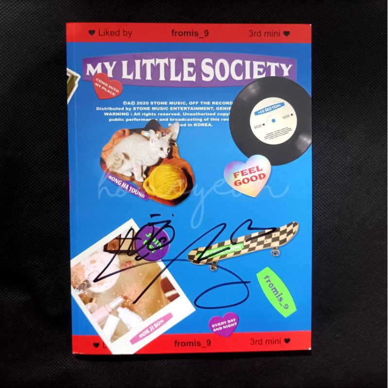 Jiheon fromis_9 Fromis_9 - My Little Society Mwave Signed Album Only