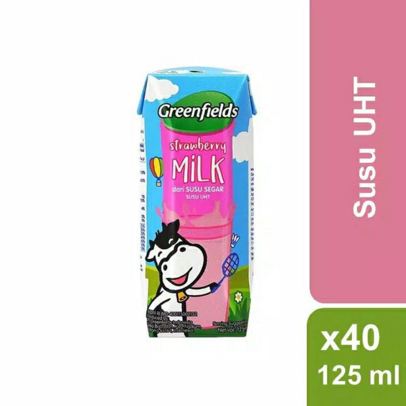 Greenfields Susu UHT 125ml per satuan