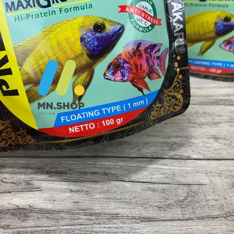 ady78 Akari Premium Maxi Cichlid 100Gram. Pelet Akari / Pelet Cichlid / Pelet Ikan