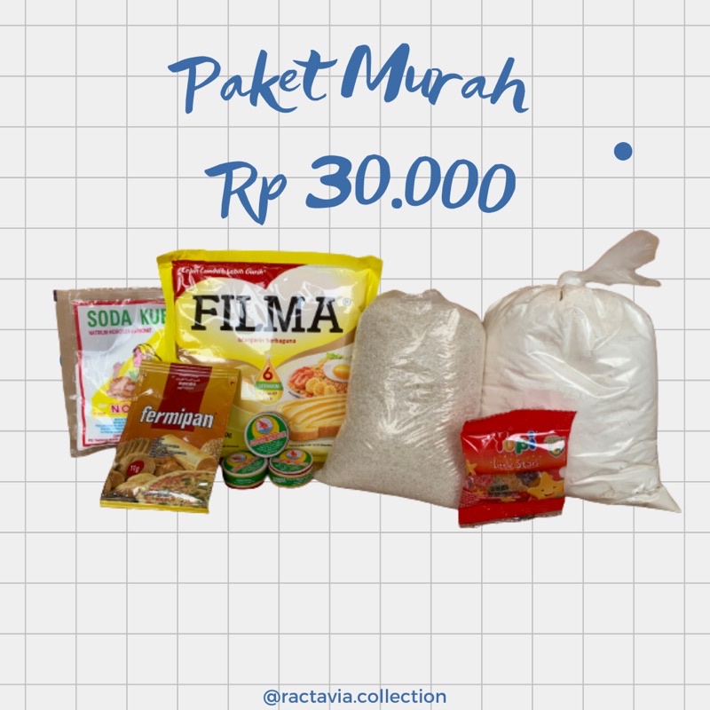 PAKET SEMBAKO MURAH 30 RIBU