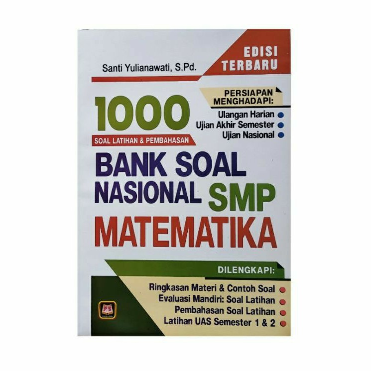 Latihan Soal Matematika Smp Buku Bank Soal Nasional Matematika Untuk Smp 1000 Soal Dan Pembahasan Shopee Indonesia