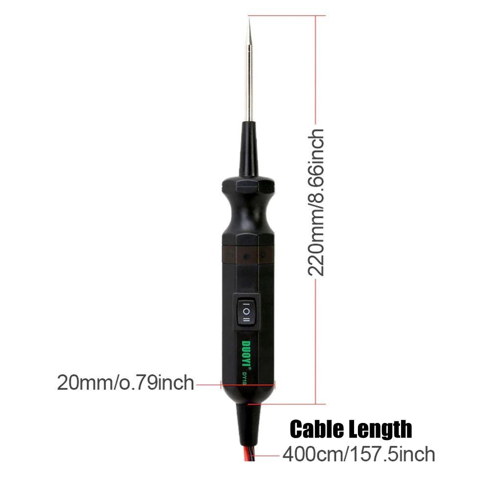 Preva Car Circuit Tester Tahan Lama Auto Parts &amp; Aksesoris Nyaman Digunakan Tahan Lama Alat Pemeliharaan Mobil Alat Tes Elektrik