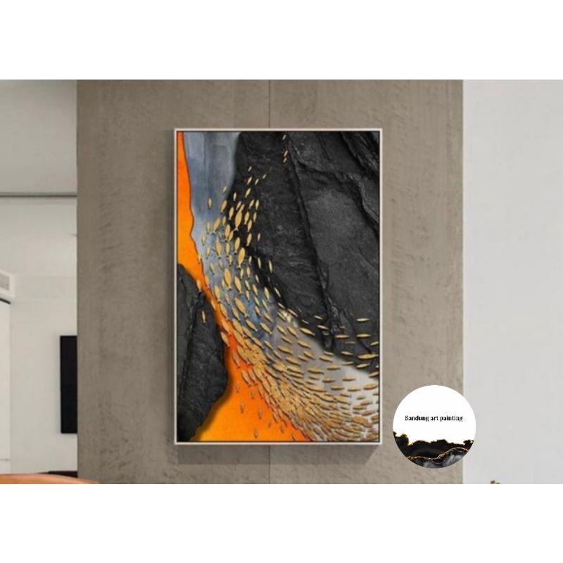 

lukisan abstrak art 80 x 120 cm